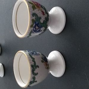 Porcelain Floral Egg Cups (2)
